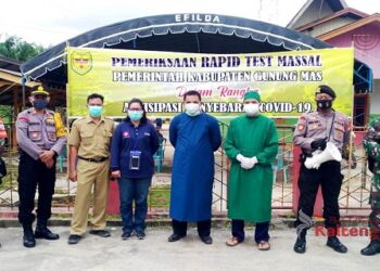 Hasil Rapid Tes di Tewah, Sebanyak 92 orang Non Reaktif
