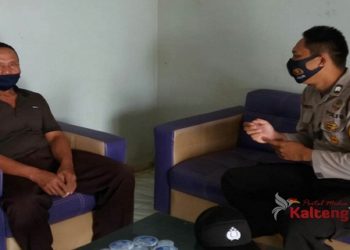 Polsek Seruyan Tengah Terus Dorong Warga Cegah Covid-19