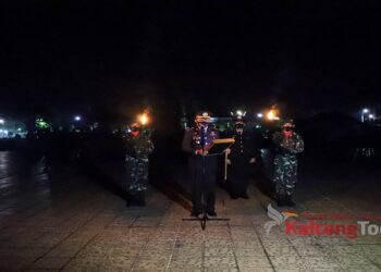 Kapolres Barsel Pimpin Apel Renungan Suci di Makam Pahlawan Abdi Kencana