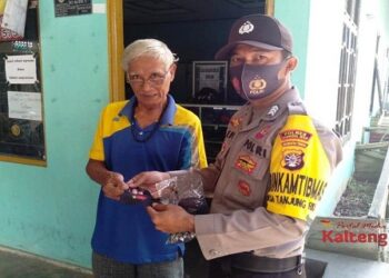Cegah COVID-19, Polsek Kurun Gencar Disiplinkan Warga
