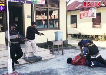Polsek Sepang Gelar Simulasi Sistem Pengamanan Mako