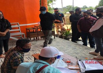 Ketua Bawaslu RI Monitoring Pelaksanaan Coklit di Pulang Pisau