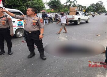 Diduga Ngebut, Pemuda Ini Tewas Setelah Tabrak Pohon Ditikungan Bawah Jembatan Kahayan
