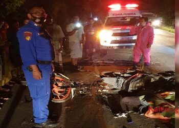 Coba Menyalip Truk, Pengendara Motor Ini Tewas Tertabrak Motor di Jalan Sampit-Samuda
