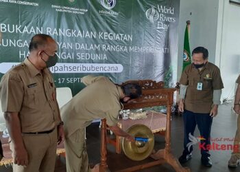 Peringati Hari Sungai Sedunia, Pemkab Seruyan Dan PT RRC Gelar Gerakan Bersih Sungai Seruyan