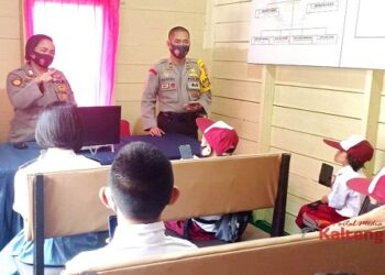 Polsek Kurun Sediakan Fasilitas Internet Gratis Untuk Peserta Didik