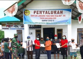 Bhabinkamtibmas Polsek Sepang Kawal Penyaluran BLT-DD