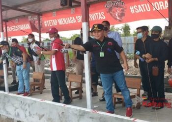 Meriahkan HUT RI Ke- 75, PDIP Kalteng Gelar Lomba Memancing Lele di Kolam Pemancingan 'Dohong'