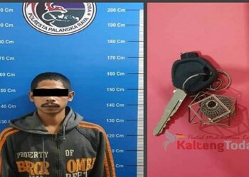 Polisi Tangkap Kurir Sabu di Jalan Beliang Palangka Raya