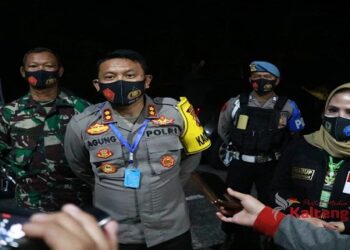 Kapolres Seruyan : Warga Wajib Kibarkan Merah Putih Satu Bulan Penuh