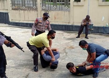 Antisipasi Dini Gangguan Kamtibmas, Polsek Murung Lakukan Simulasi Sispam