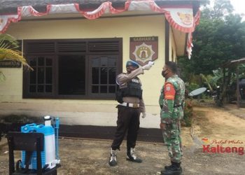Polsek Seruyan Hulu Perketat Pintu Masuk Kantor Mapolsek