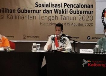 KPU Kalteng Lakukan Sosialisasi Tahapan Pencalonan Pilkada Gubernur dan Wakil Gubernur Tahun 2020