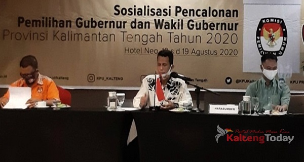KPU Kalteng Lakukan Sosialisasi Tahapan Pencalonan Pilkada Gubernur dan Wakil Gubernur Tahun 2020
