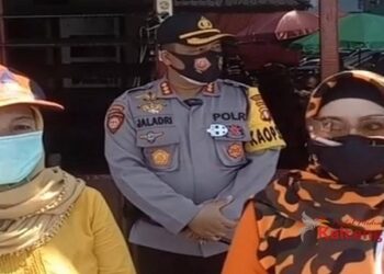 Satgas Penanganan Covid 19 Palangka Raya Sosialisasikan Pendisiplinan Protokol Kesehatan di Pasar Besar