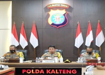 Jelang Pemilu, Polda Kalteng Menggelar Latpraops Mantap Praja Telabang 2020