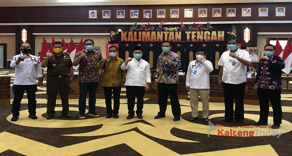 Gubernur Kalteng Dan KPK Bahas Masalah Eks Jalan Pertamina di Bartim