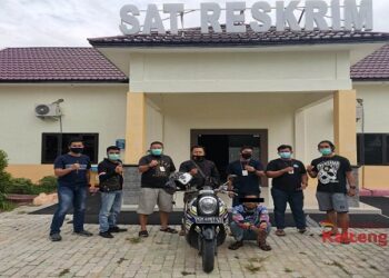 Satreskrim Polres Seruyan Tangkap Pelaku Penggelapan Motor