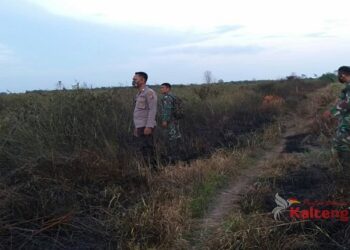 Titik Hotspot Terpantau, Polsek Seruyan Hilir Dan Koramil Langsung Datangi Lokasi