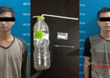 Lagi Asik Gunakan Sabu , Dua Orang Pemuda Digelandang Polisi