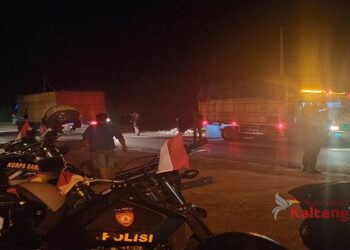 Jelang HUT RI Polisi Gelar Razia Perbatasan Kota Palangka Raya