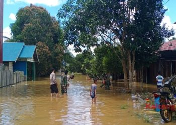 Banjir Juga Rendam Wilayah Kabupaten Kotawaringin Timur
