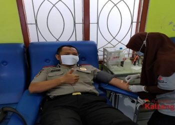 Serdik Purwanto Bantu Stok Darah PMI Magetan