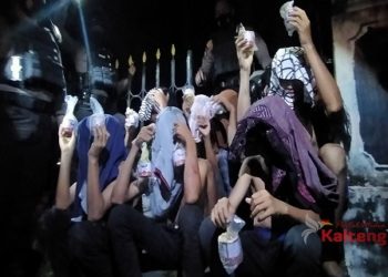 Asik Ngelem di Terminal, 7 Bocil Ini Di Ciduk Polisi
