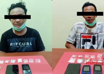 Polda Kalteng Tangkap 2 Orang Pengguna Sabu