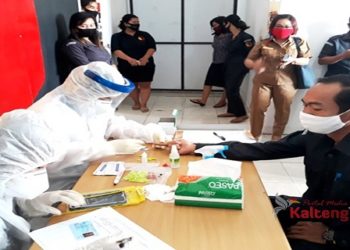 Ini Hasil Rapid Test Bawaslu dan Panwascam Gumas