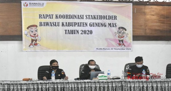 Bawaslu Gumas Menggelar Rakor dengan Stakeholder