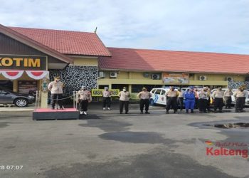 Cegah Anggotanya Terpapar Covid-19,Kapolres Ajak Jaga Kesehatan
