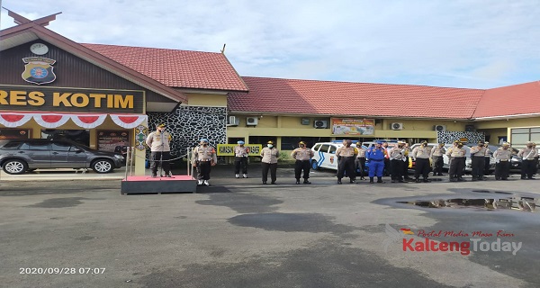 Cegah Anggotanya Terpapar Covid-19,Kapolres Ajak Jaga Kesehatan