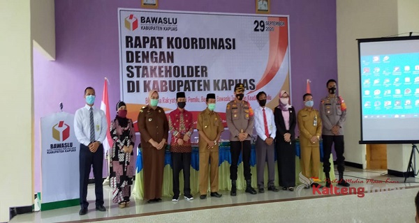 Samakan Persepsi, Bawaslu Kabupaten Kapuas Lakukan Rakor