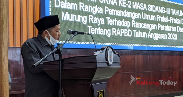 Fraksi PAN Juga Terima RAPBD Perubahan 2020 Mura Dengan Catatan