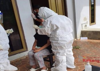 Anggota DPRD Mura ini Lakukan Pemeriksaan Swab Guna Memastikan Kesehatannya