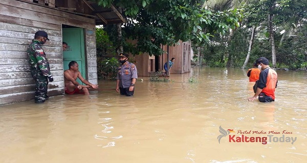 Curah Hujan Tinggi, Banjir Rendam Belasan Desa di Kabupaten Seruyan