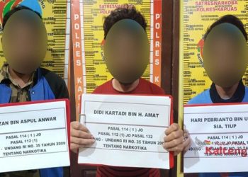 Gara-Gara Sabu Tiga Warga Kapuas Dicokok Polisi