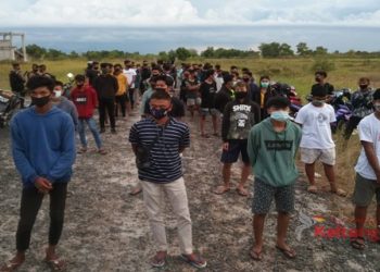 Terlibat Balapan Liar, 80 Pemuda Dan 44 Motor Diangkut Polisi
