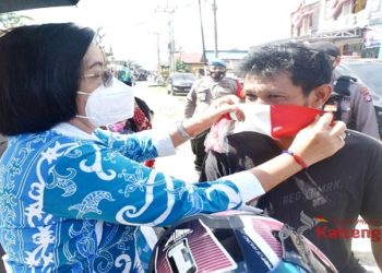 Wabup Gumas: Sanksi Rp 100 Ribu Bagi yang Tidak Memakai Masker