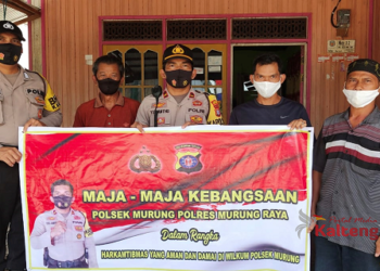 Polsek Murung Lakukan Koordinasi dan Sosialisasi AKB Jelang Pilkada