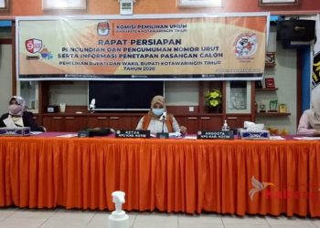 KPU Kotim Tetapkan 4 Paslon Pada Pilkada 2020