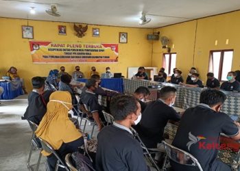 Rapat Pleno Terbuka Rekapitulasi DPHP Tingkat Kecamatan Dihadiri Polsek Kahayan Kuala