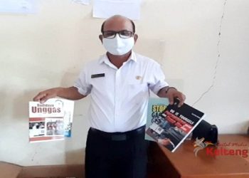 DPK Gumas Terima Bantuan 1.000 Eksemplar Buku Dari Perpusnas