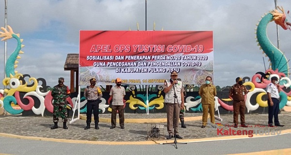 Ini Sasaran Operasi Yustisi Covid-19 di Kabupaten Pulang Pisau
