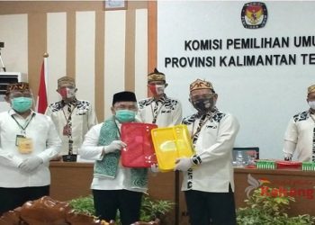 Resmi Mendaftar Ke KPU, Sugianto Sabran- Edy Pratowo : Kami Siap Bertarung di Pilkada 9 Desember