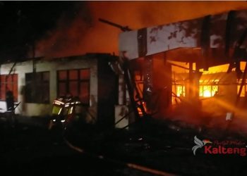 Gedung LPTQ Provinsi Kalteng Terbakar