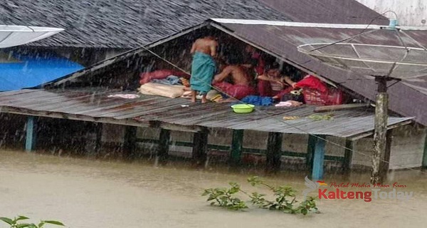 Banjir Terjang Empat Kabupaten di Kalteng