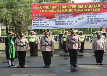 5 Perwira Polres Kotim Bergeser