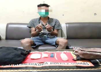 Polres Gumas Amankan 0,81 Gram Sabu